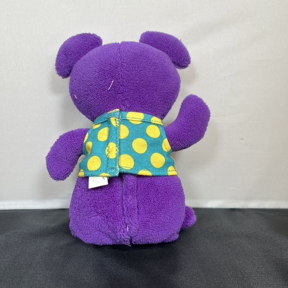 VTG 2010 Mattel/Fisher Price Sing A Ma Jig Plush~Purple/Polka Dot ~WORKS Chrty - Picture 2 of 9